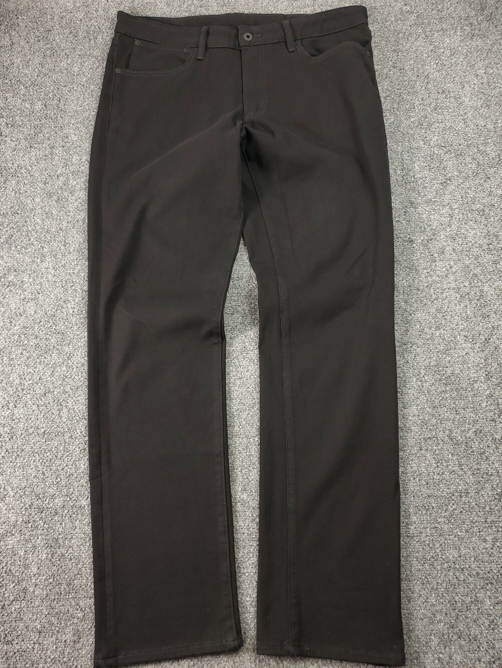 Bonobos Jeans Mens 36x34 Slim Fit Modal Stretch Casual Black Denim Straight Leg